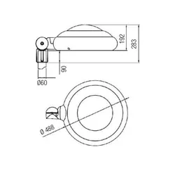 Dimensiuni Corp de Iluminat Stradal City