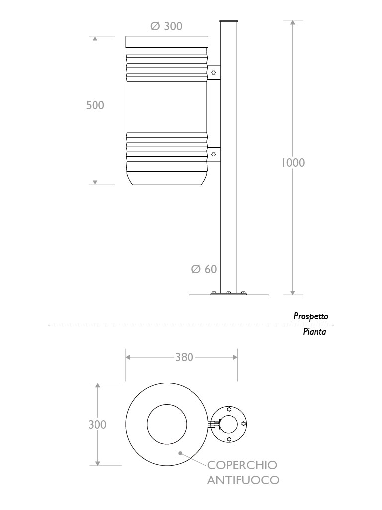 Misure Cestino Klimt