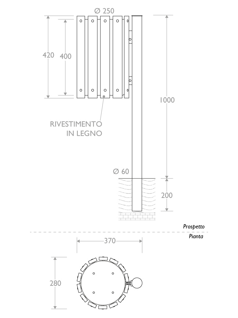 Misure Cestino Small