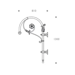 cima a pastorale a muro alluminio ghisa 504 dimensioni