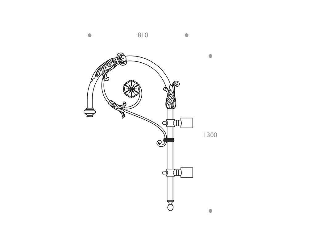 Cima a pastorale 503 - dimensioni