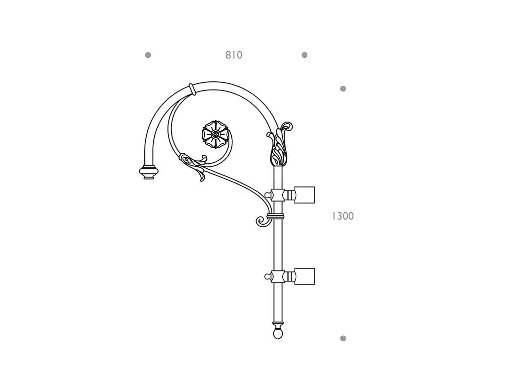 Cima a pastorale 504 - dimensioni