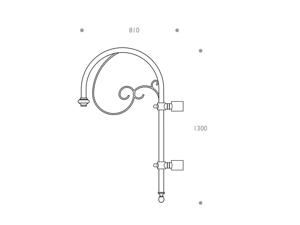 Cima a pastorale 507 - dimensioni