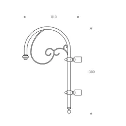 Cima a pastorale 507 - dimensioni