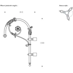 Cima a pastorale 503 - dimensioni
