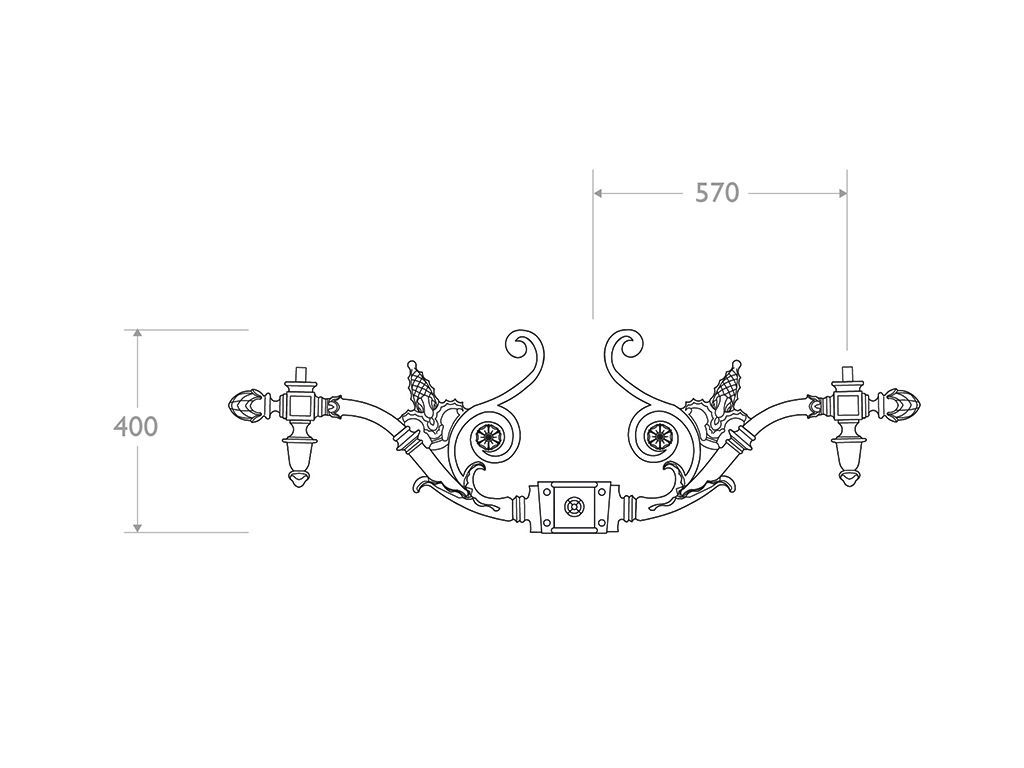 Cima iktinos in ghisa o alluminio  misure