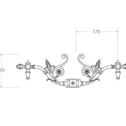 Cima iktinos in ghisa o alluminio misure