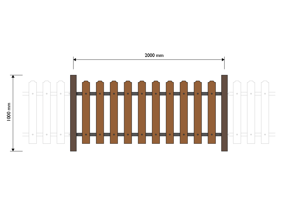 Prospetto Recinzione Acciaio Strongplast