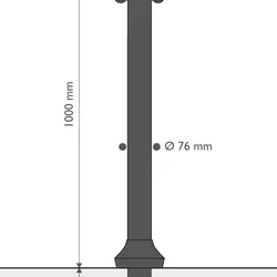 Misure Dissuasore Secchia diam 76