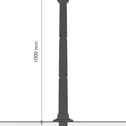 dissuasore 703 ghisa acciaio