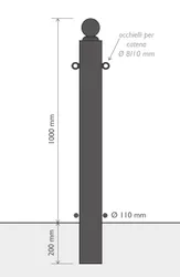 Trento Bollard Measurements