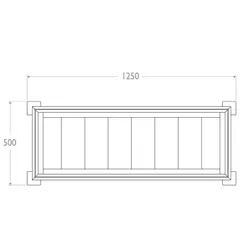 fioriera FI0 strongplast pianta