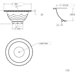 fioriera iris piccola misure