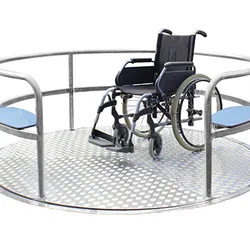 Giostra girevole adatta anche per disabili