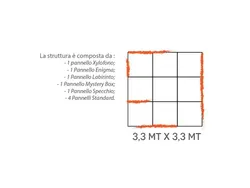 labiritno 9 pannelli strongplast pianta