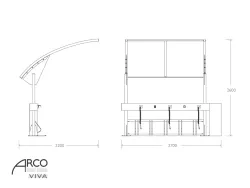 Dimensions Abri Intelligent Arco