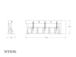 E-bike charging station dimensions