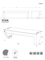 Panchina VIVA Full misure