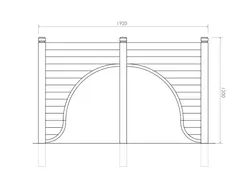 "GALLERY" Sensory Panel Dimensions