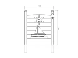 Pannello sensoriale TIMONE misure