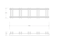 misure portabici 8034 plastica riciclata strogplast