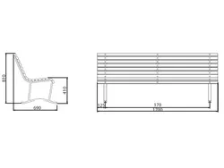 Classic Milano Bench Dimensions