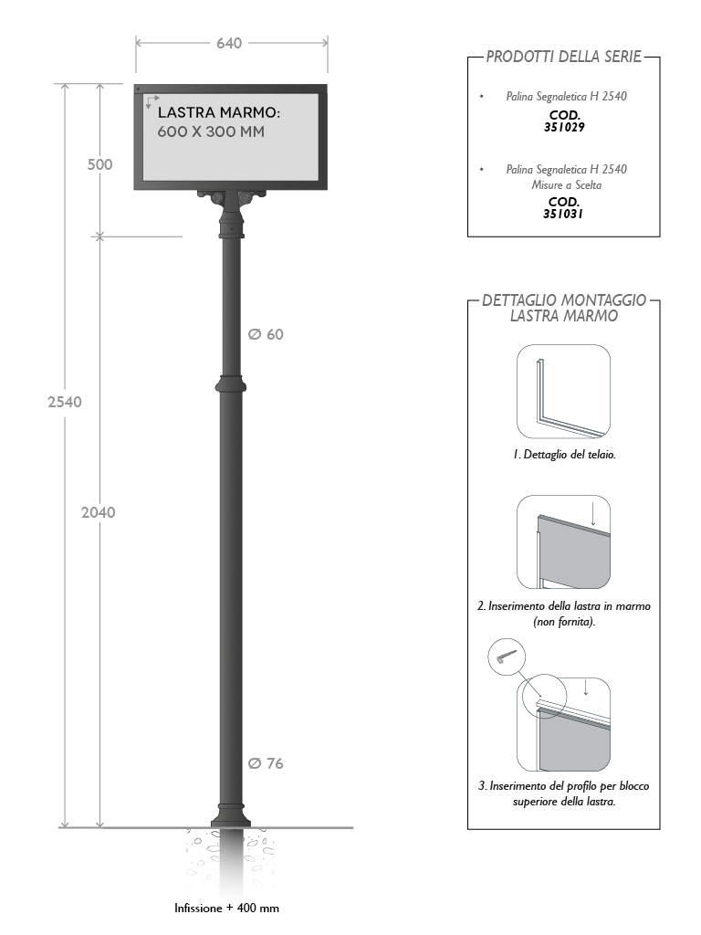 Misure Palina segnaletica