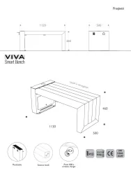VIVA Strongplast Bench Dimensions