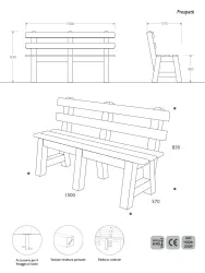 Strongplast Bench Elevations and 3D View