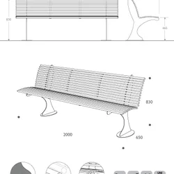 Misure Panchina Shark