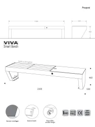 VIVA Smart Bench Dimensions