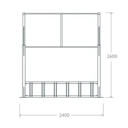 Misure pensilina Arco