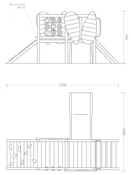 pianta prospetto combi baby strongplast cod 7028