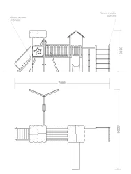 Combi CASTLE Technical Drawing