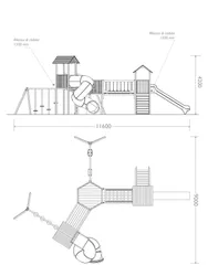 Hexagonal Combi Technical Drawing