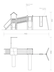 Combi Slide Technical Drawing