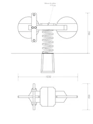 MOTO BICI Spring Rider Measurements