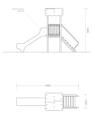 Slide Tower Technical Drawing