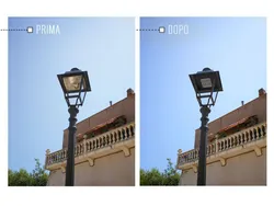 RETROFIT LED - esempio applicazione su lanterna storica