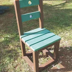 sedia flaminia in plastica riciclata