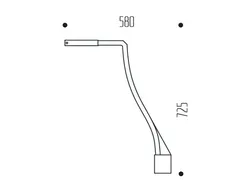 Tête de mât pour luminaires TPLX2 - Dimensions