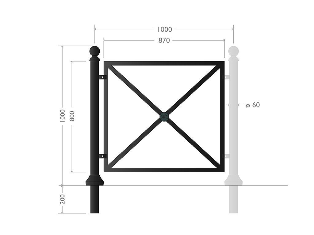 Misure Transenna Quadro