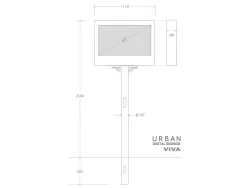 Misure Urban digital signage