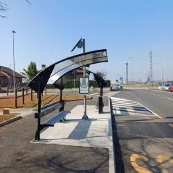 Pensiline ARCO SMART - Volvera - Arco Smart Con Banco Recarga Dispositivo Electronico Arco Smart Con Banco Recarga Dispositivo Electronico