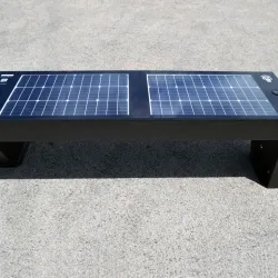 Panchina VIVA smart senza schienale Panchina Viva Smart Bench Senza Schienale Fotovoltaica Foto 3