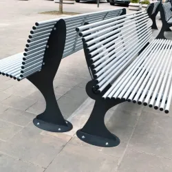 Panchina Shark e Shark Smart Panchina Shark E Shark Smart Acciaio Verniciato Arredo Urbano 3