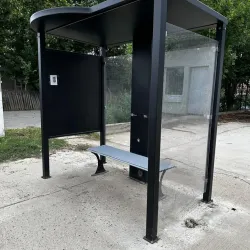 Prodotti smart varie installazioni - Pensilina Smart Bus Shelter With Smart Totem School Usb Wireless Pensilina Smart Bus Shelter With Smart Totem School Usb Wireless