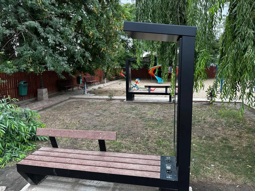 viva adv smart bench advertising usb wireless hotspot